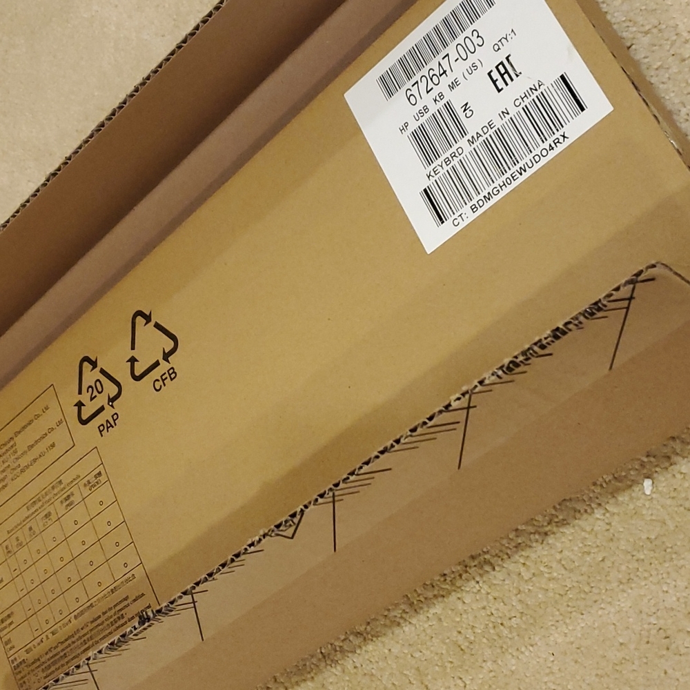 NIB! HP Promo USB Keyboard - Picture 4 of 8
